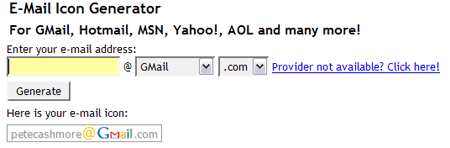 Email Icon Generator