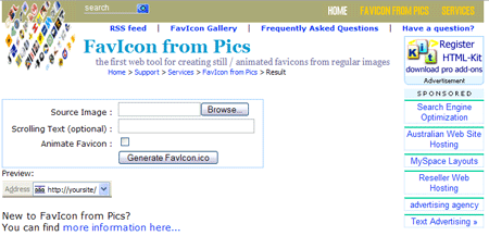 Favicon from pics