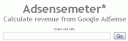 Calculate your Adsense revenue- Adsensemeter