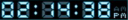 Digital Clock and Energy Saver for Google Desktop