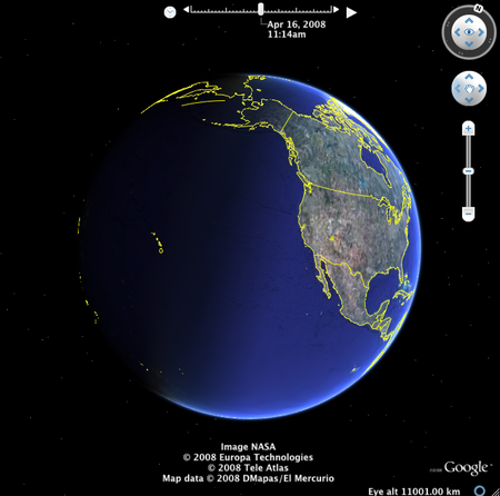  latest version of Google Earth, available at http://earth.google.com.