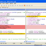 Visual difference WinMerge