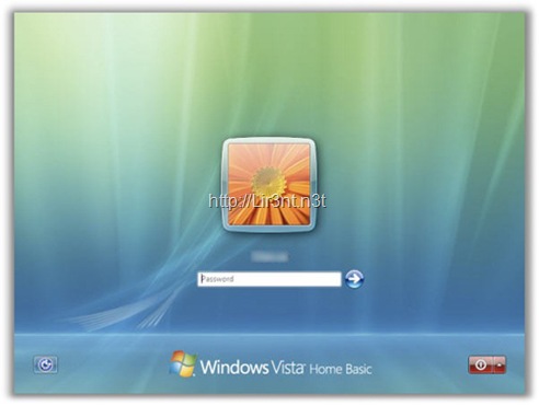 Windows Vista Main Login