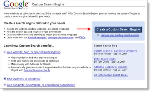 google-custom-search-engine