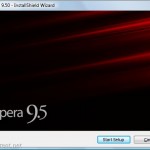 Opera 9.5 Installing and First Run