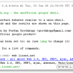 Google Shell