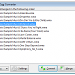 Convert all your Mp3, Wma, Ogg, Wav files