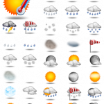 Weather conditions Icons
