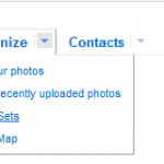 Horizontal menu Flickr style
