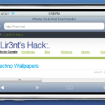 iPhone Tester for your web site