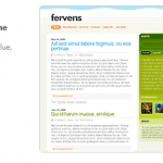 Fervens &ndash; Free WordPress Theme by DesignDisease