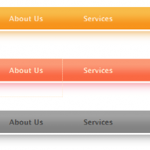 Gloss CSS Menu for horizontal header navigation