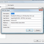 User Agent for iPhone