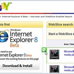 Web Slices in Internet Explorer 8