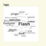 WordPress flash Tag Cloud plug-in