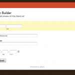 Web Based Form Builder