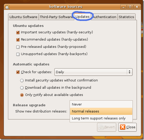 Intrepid Upgrade - Ubuntu 8.10 - Step2