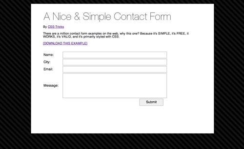 nicesimplecontactform