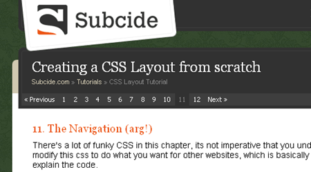 create a css layot from scratch