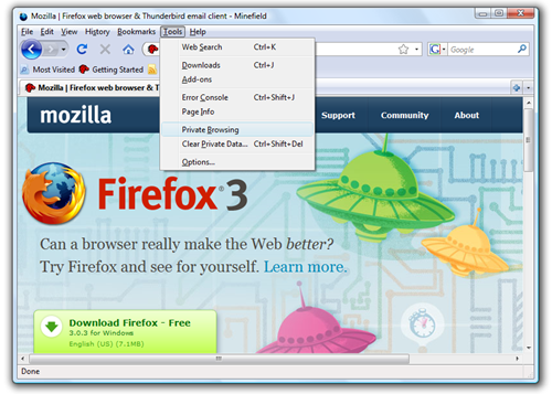 Private Browsing Firefox