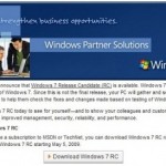 Download Windows 7 Release Candidate