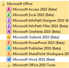 Download Microsoft Ofice Professional Plus 2010 Beta - Free Pack