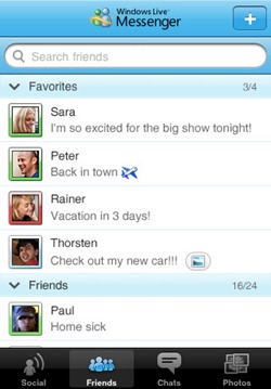Messenger -Microsoft per iPhone