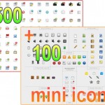 500+100 Free mini Icons