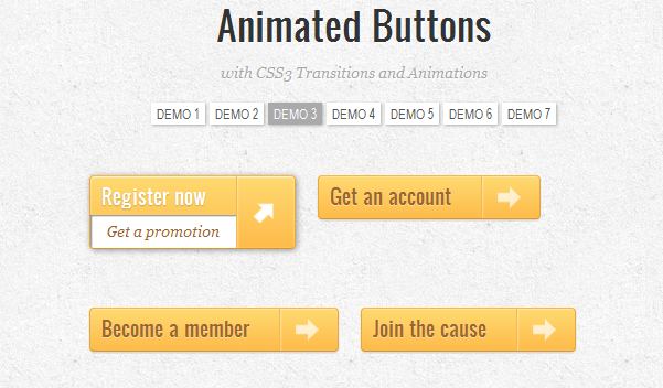CSS3 Animated Buttons - Free Script Included