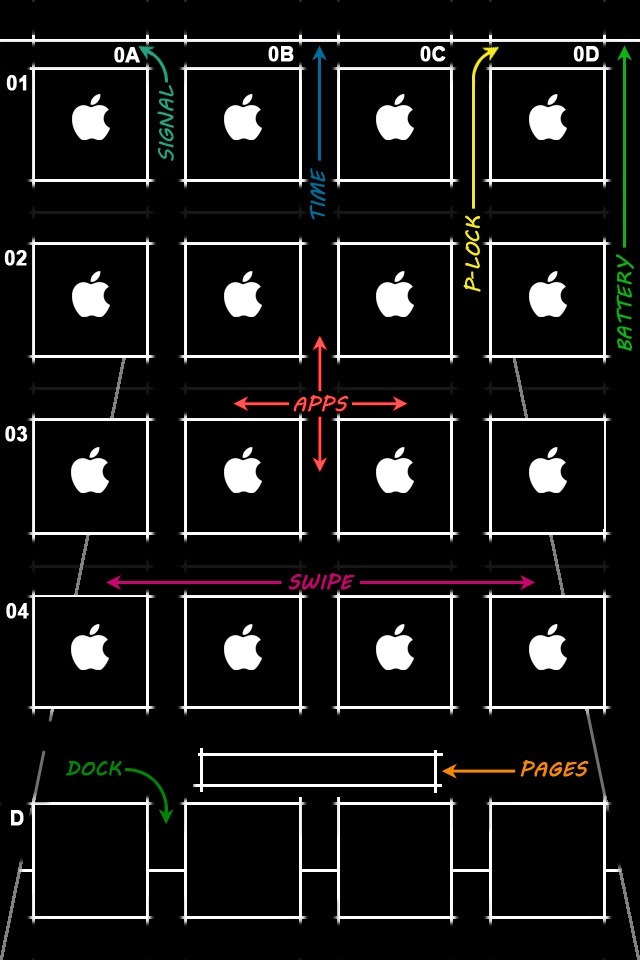 10 Best HD iPhone Grid Wallpapers | Undercover Blog